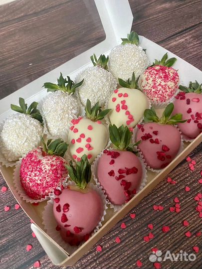 Клубника в шоколаде подарок 14 февраля