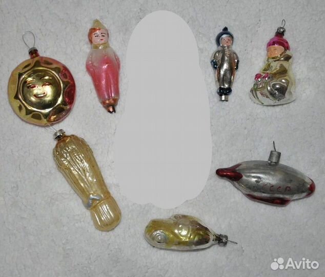 Елочные игрушки СССР