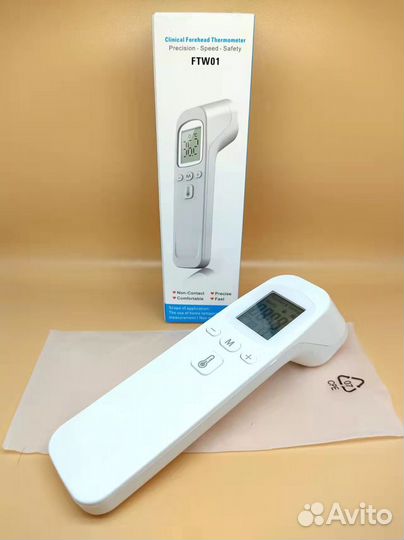Бесконтактный цифровой электронный термометр новый