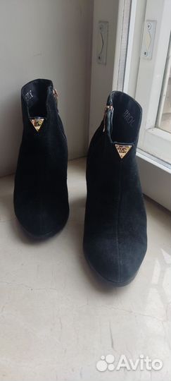 Ботильоны натуральная замша 38