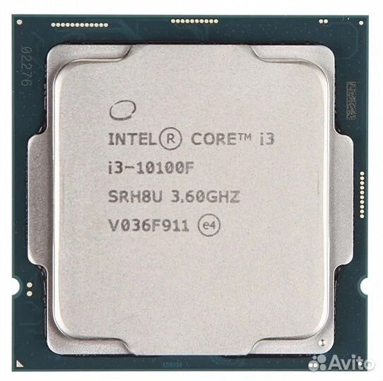 Процессор intel core i3 10100f