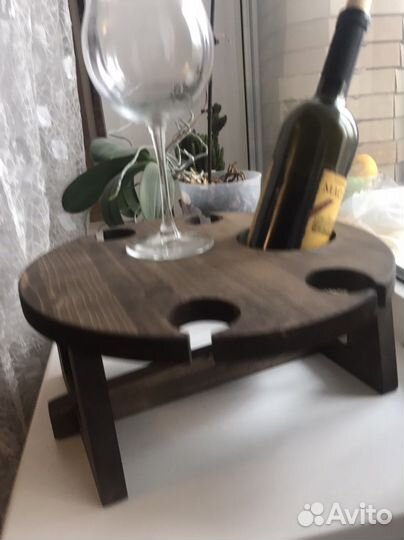 Подставка деревянная под вино