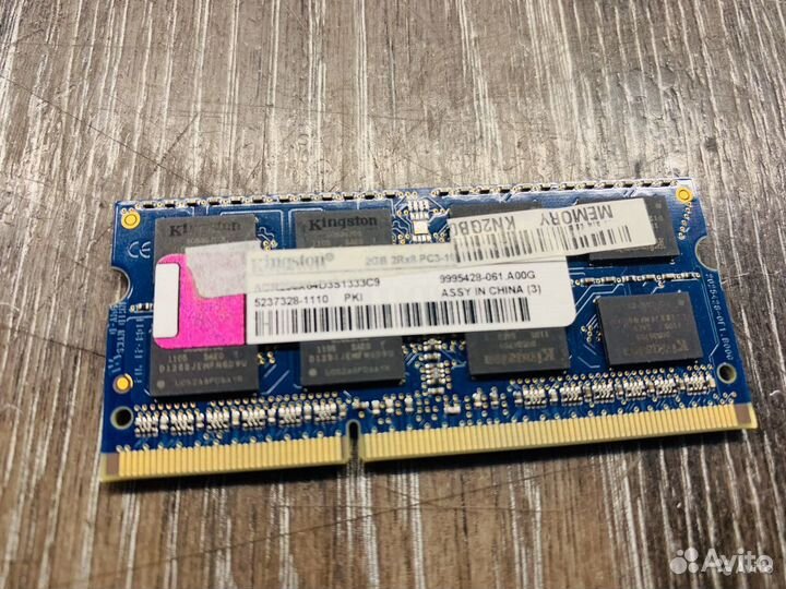Оперативная память для ноутбука DDR3 2GB (Разные)