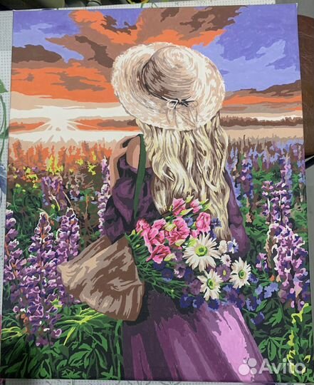 Картина по номерам готовая