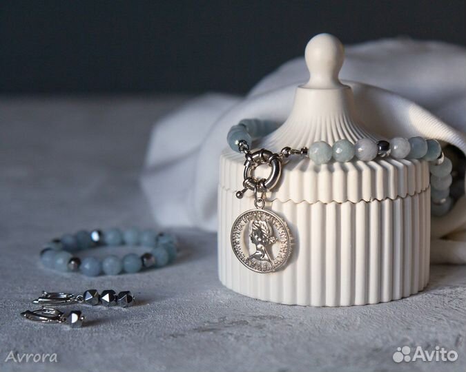 Чокер, колье, ожерелье из натуральных камней