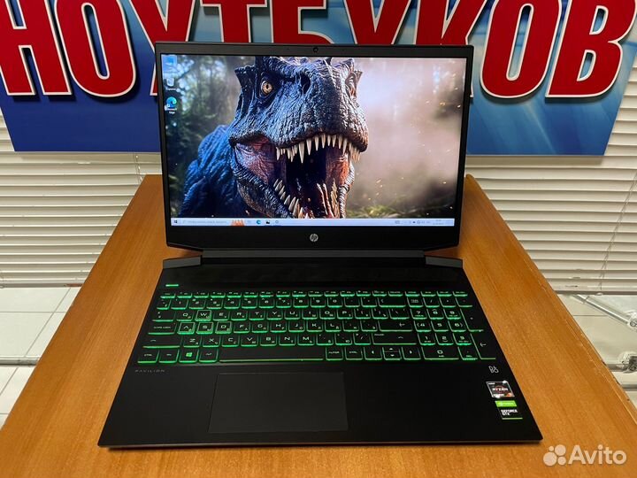 Игровой ноутбук HP 12 ядер /GTX 1650 4gb / 16gb