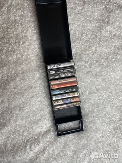 СССР футляр ЗИЛ + 9 кассет музыка