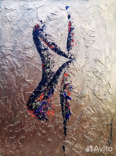 Фигура девушки абстракция