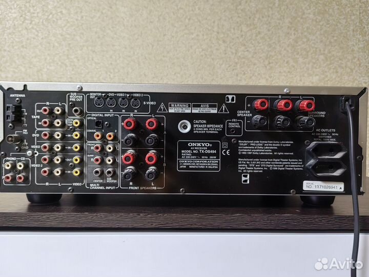 Ресивер onkyo TX-DS494
