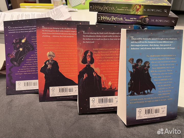 J. K. Rowling Harry Potter книги на английском