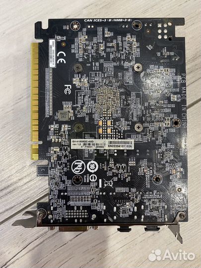 Видеокарта GeForce GTX 1650 D6 OC 4Gb
