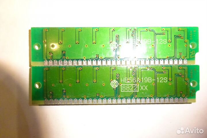 Ретро память simm 30 pin комплект #109 1Mb (2x1Mb)