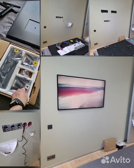 Установка телевизора