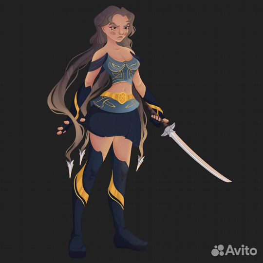 Цифровая живопись для детей Photoshop/Procreate