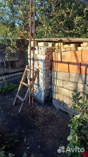 Кирпич белый силикатный бу