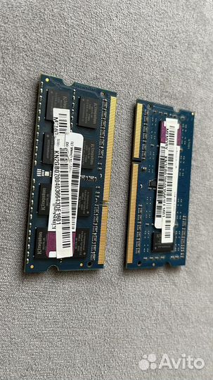 Оперативная память ddr3 для ноутбука