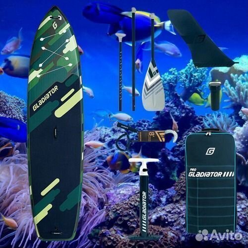 SUP board gladiator fishing 12,6 Тюмень