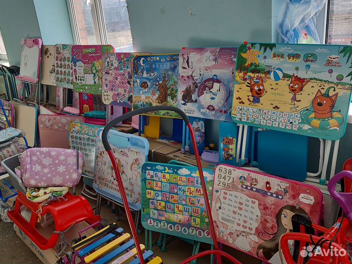 Комплект стол+ стульчик, мягкое сиденье