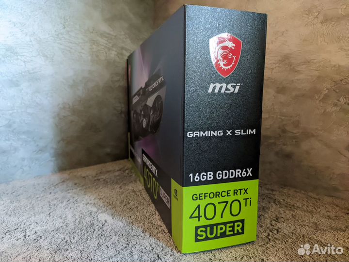 MSI RTX 4070 Ti super gaming X slim 16G