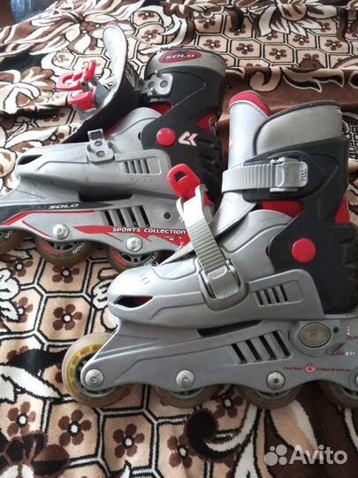 Роликовые коньки детские раздвижные