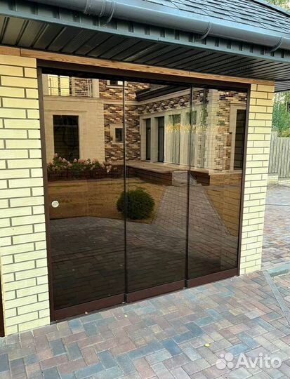 Панорамное остекление (безрамное остекление)