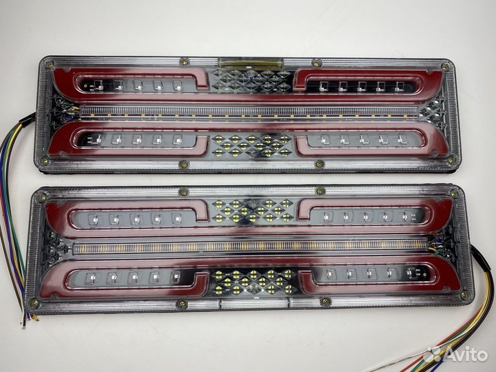 Диодные задние фонари LED 12-24в, B1 «Бабочки»