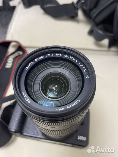 Canon 500d 18-135mm + 50mm