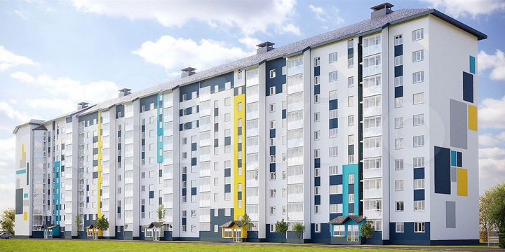 2-к. квартира, 61 м², 3/10 эт.