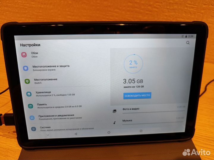 Планшет umiio p80 pad 6/128gb новый