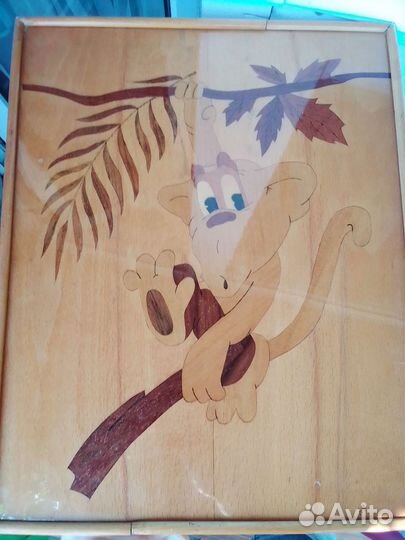 Деревянное панно, винтаж СССР