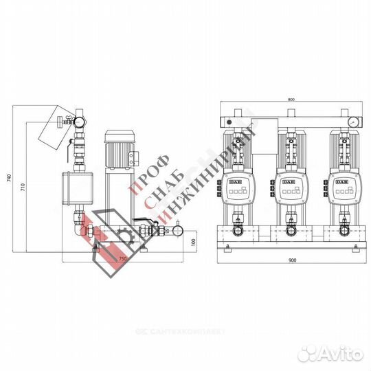 Установка повышения давления active driver 3 KVC A