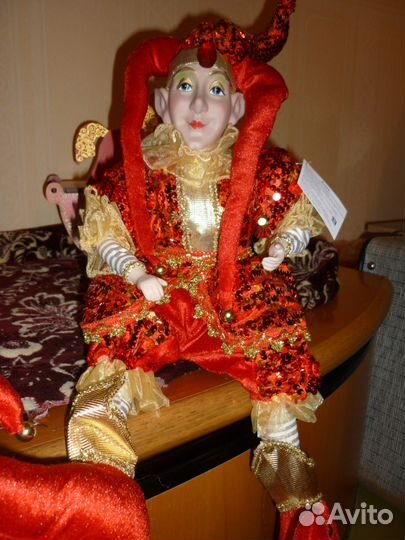 Механическая кукла ручной работы - Клоун