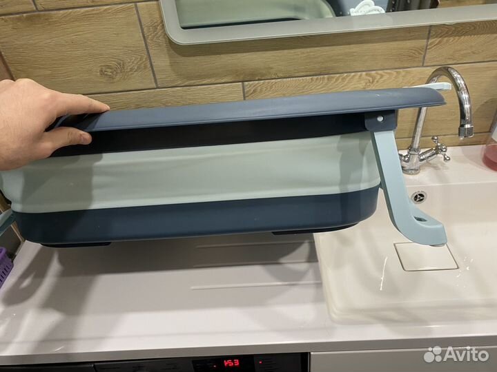 Детская складная ванночка со сливом rant Marlin