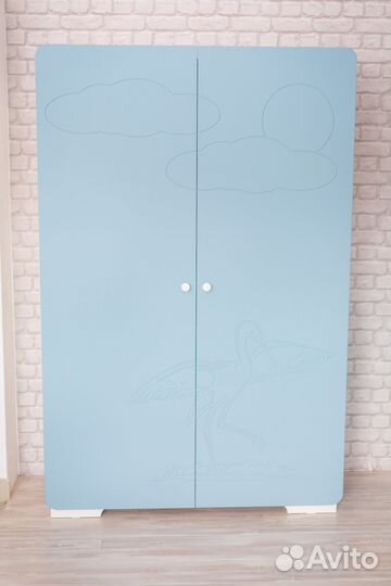Шкаф новый детский 1200х1850