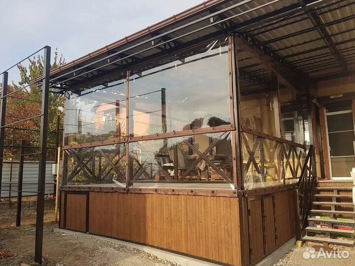 Мягкие окна под ключ