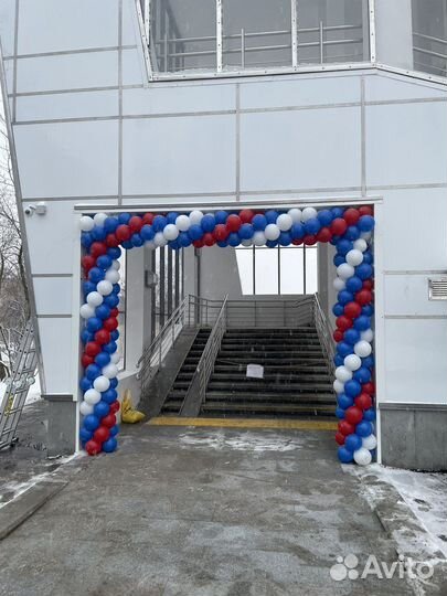 Арка гирлянда из шаров в Твери