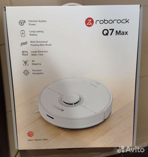 Робот пылесос Roborock Q7 Max White еас Российская