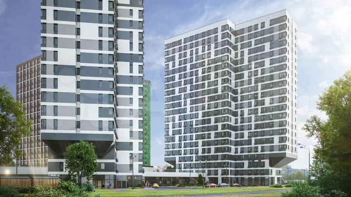 Апартаменты-студия, 22,5 м², 9/21 эт.