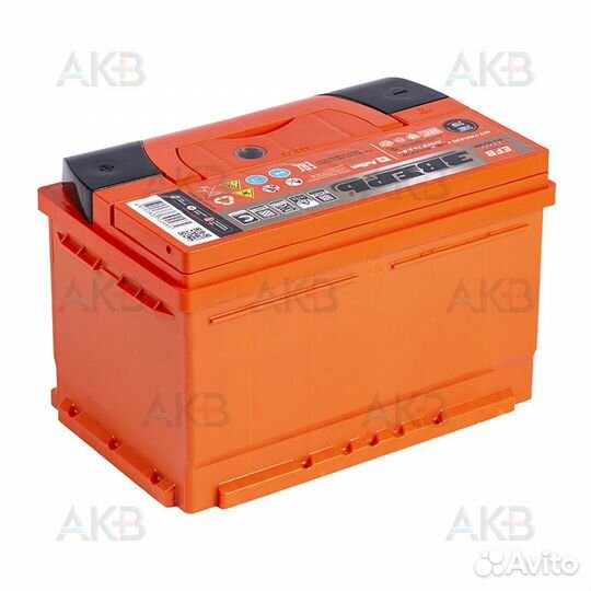 Аккумулятор автомобильный Зверь EFB 74Ач 820A обр