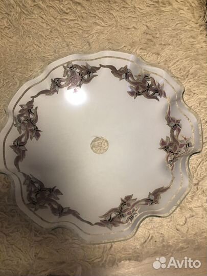 Плафон стеклянный на люстру