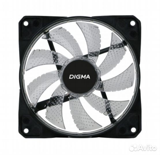 Вентилятор для системного блока RGB 120mm Digma