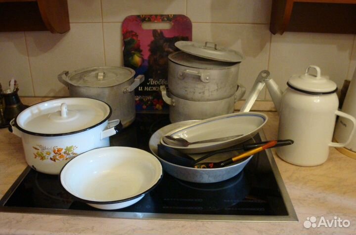Кастрюли и сковородки СССР