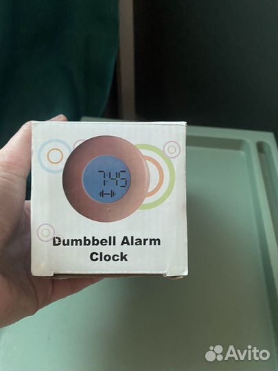 Гантель будильник