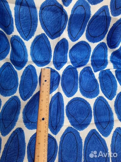 Ткань натуральный шелк СССР. Отрез 0,95м х 2,4м