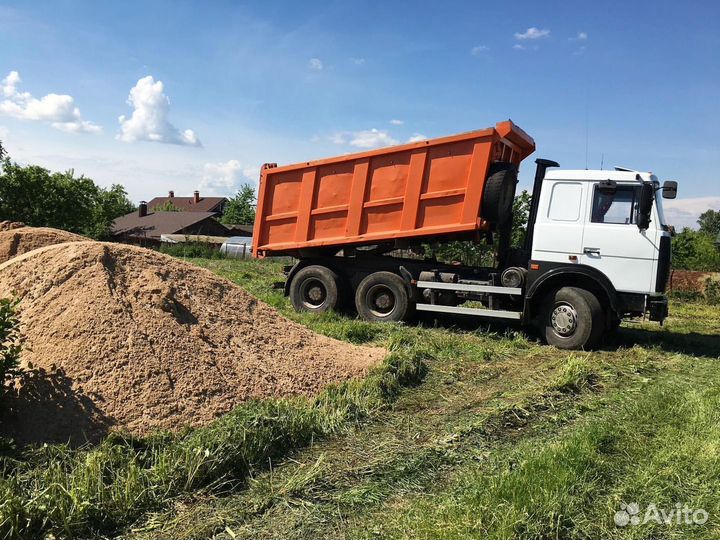 Песок строительный с доставкой