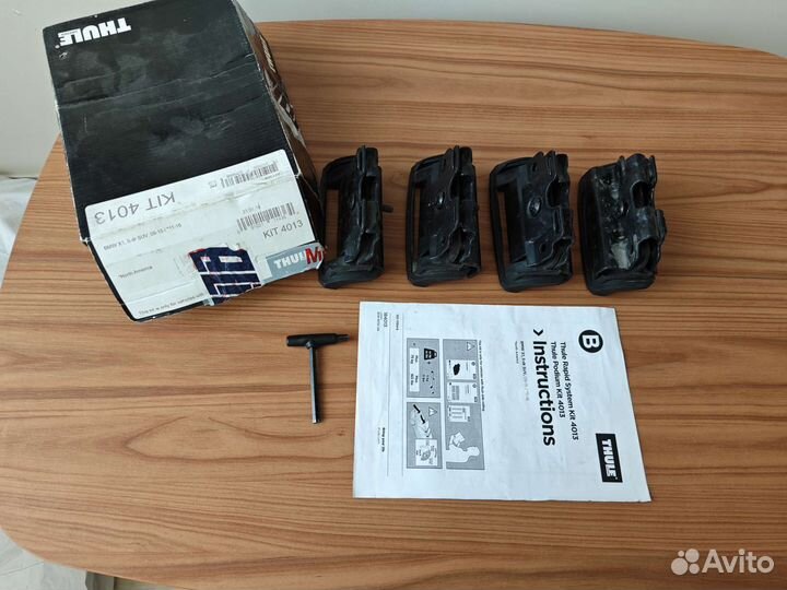 Крепление Thule KIT 4013 и Thule Rapid System 753
