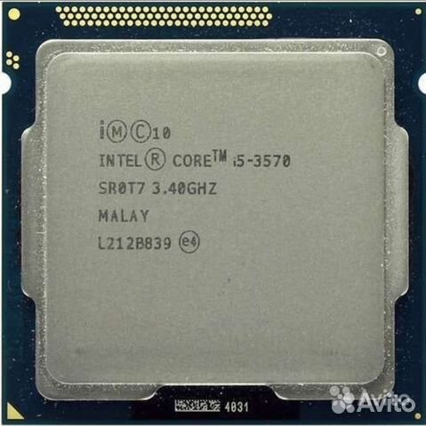 Процессор Intel core i5 3570 купить в Саратове | Электроника | Авито