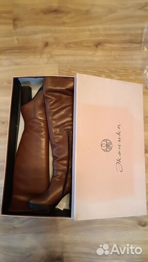 Сапоги женские натуральная кожа 35 размер