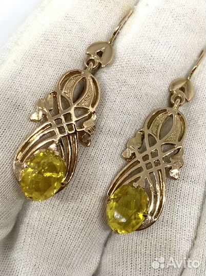 Золотые серьги СССР