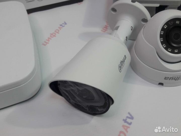 Видеонаблюдение 4Мп регистратор Dahua 8 камер